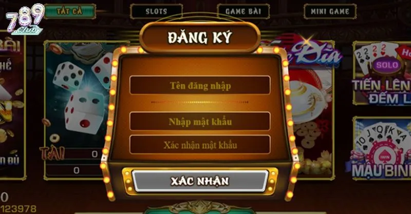 Đăng ký tài khoản để bắt đầu thả bi zic zac